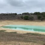 Pond repaired with Sodium Bentonite Pond Sealant