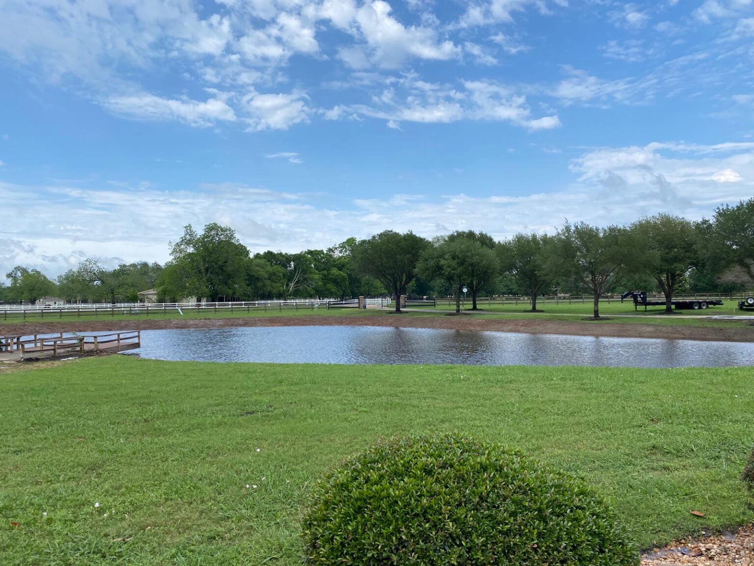 Bentonite Pond Liner for large ponds Lonestar Minerals