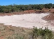 Line a pond with bentonite